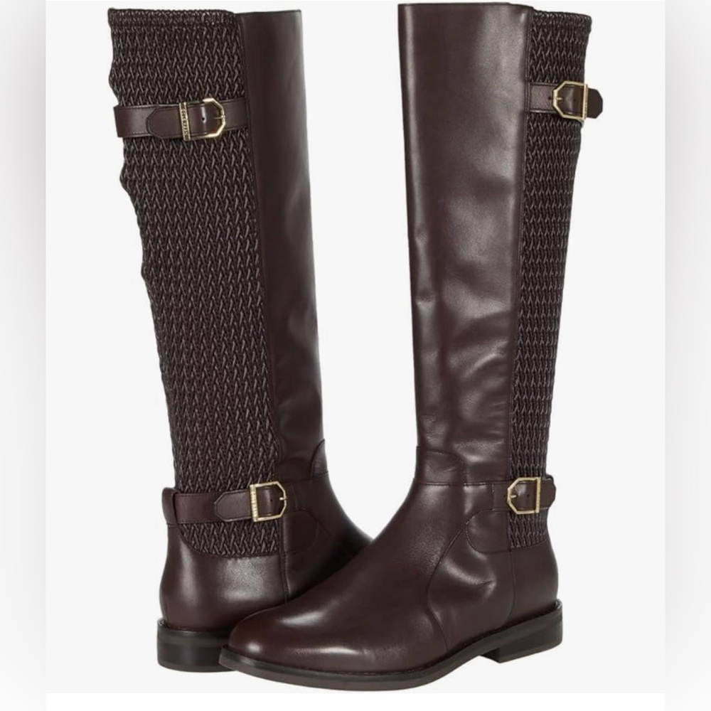 Cole Haan Chesley Leather Knee High Equestrian Boot NWOB Sz 7B Ret $300